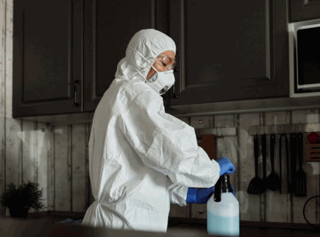 girl Cleans Crime Scenes